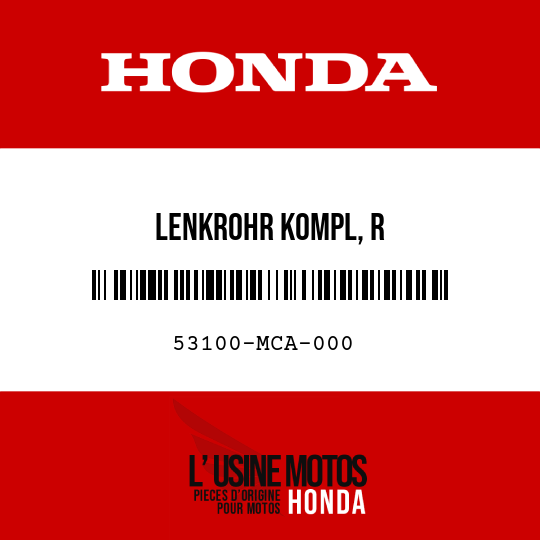 image de 53100-MCA-000 LENKROHR KOMPL, R