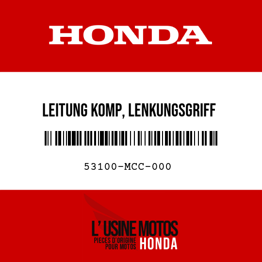 image de 53100-MCC-000 LEITUNG KOMP, LENKUNGSGRIFF