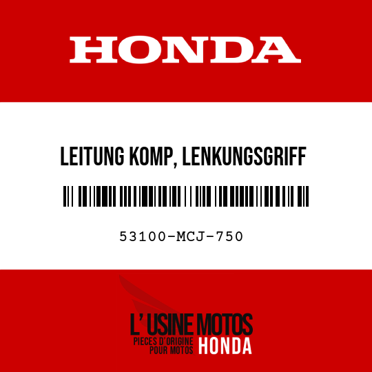 image de 53100-MCJ-750 LEITUNG KOMP, LENKUNGSGRIFF