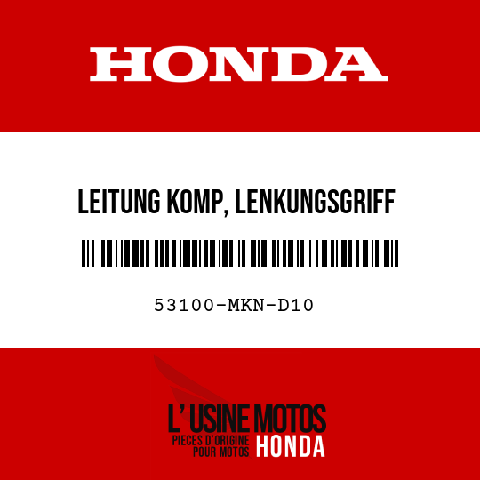 image de 53100-MKN-D10 LEITUNG KOMP, LENKUNGSGRIFF