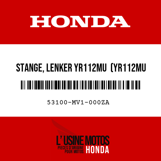 image de 53100-MV1-000ZA STANGE, LENKER YR112MU (YR112MU SUPERGOLDMETALLIC-U)