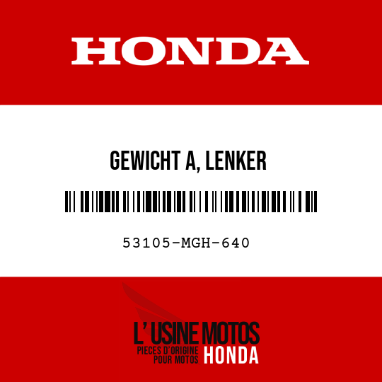image de 53105-MGH-640 GEWICHT A, LENKER