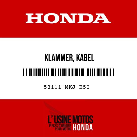 image de 53111-MKJ-E50 KLAMMER, KABEL