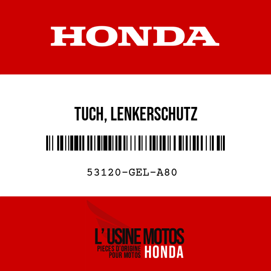image de 53120-GEL-A80 TUCH, LENKERSCHUTZ