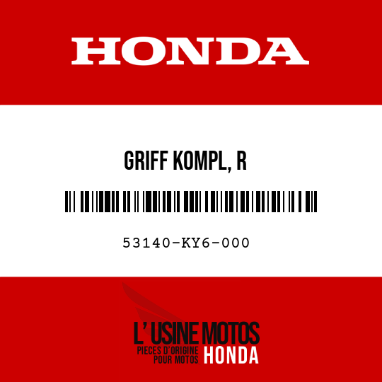 image de 53140-KY6-000 GRIFF KOMPL, R