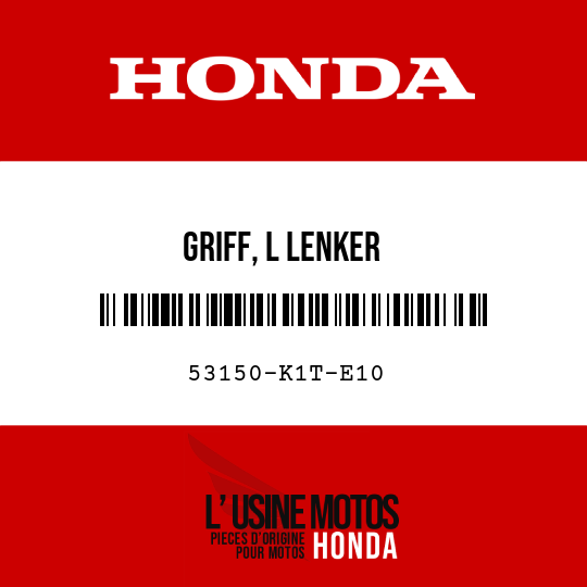 image de 53150-K1T-E10 GRIFF, L LENKER