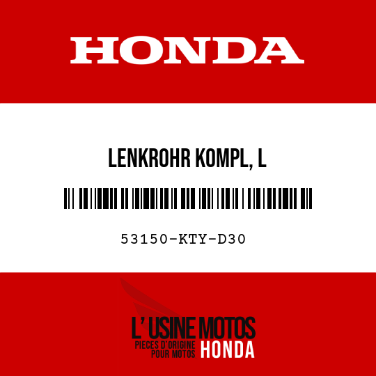 image de 53150-KTY-D30 LENKROHR KOMPL, L