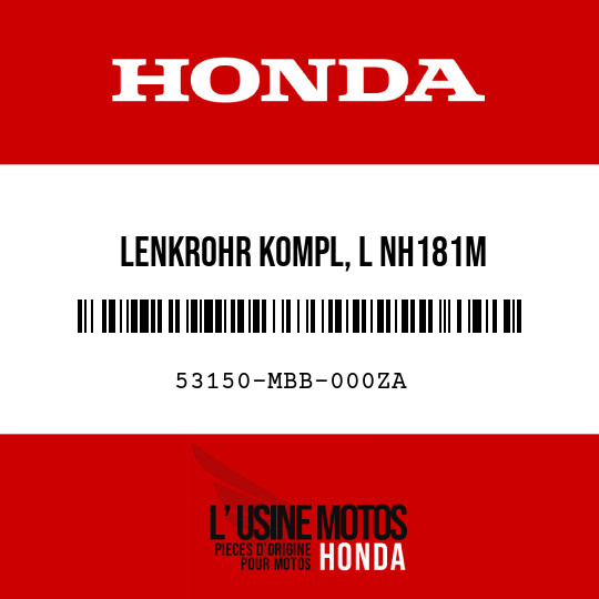 image de 53150-MBB-000ZA LENKROHR KOMPL, L NH181M