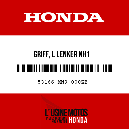image de 53166-MN9-000ZB GRIFF, L LENKER NH1 