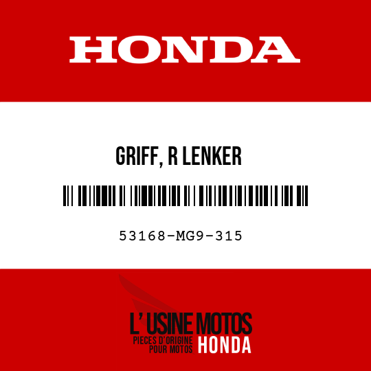 image de 53168-MG9-315 GRIFF, R LENKER