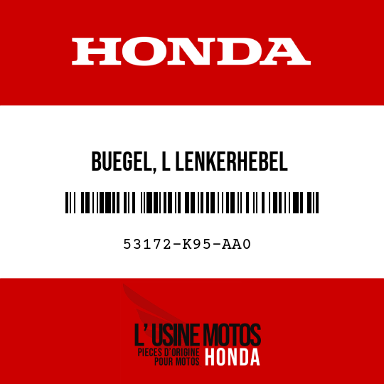 image de 53172-K95-AA0 BUEGEL, L LENKERHEBEL