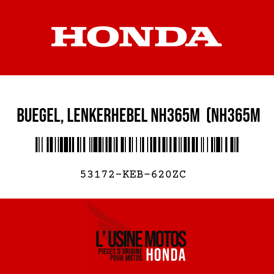 image de 53172-KEB-620ZC BUEGEL, LENKERHEBEL NH365M  (NH365M ECHTES SILBER-METALLIC)