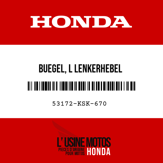 image de 53172-KSK-670 BUEGEL, L LENKERHEBEL