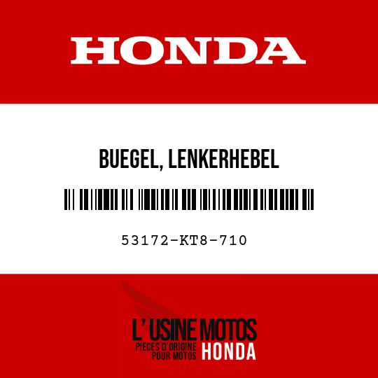 image de 53172-KT8-710 BUEGEL, LENKERHEBEL