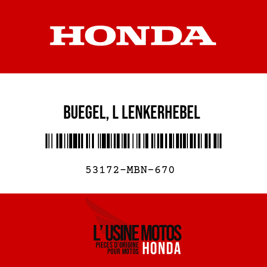 image de 53172-MBN-670 BUEGEL, L LENKERHEBEL