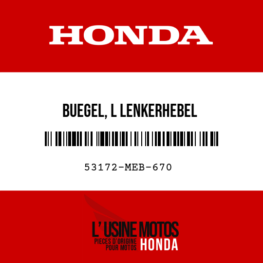 image de 53172-MEB-670 BUEGEL, L LENKERHEBEL