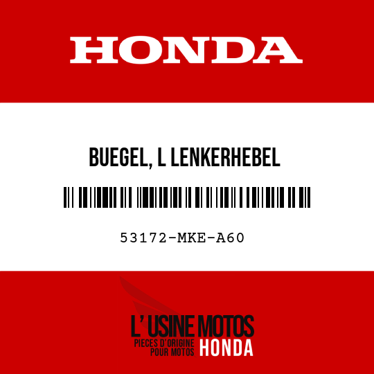 image de 53172-MKE-A60 BUEGEL, L LENKERHEBEL