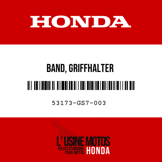 image de 53173-GS7-003 BAND, GRIFFHALTER