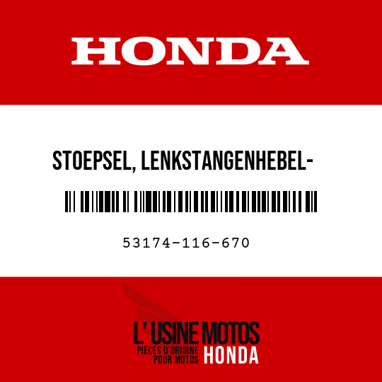 image de 53174-116-670 STOEPSEL, LENKSTANGENHEBEL- HALTER