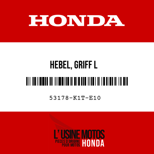 image de 53178-K1T-E10 HEBEL, GRIFF L