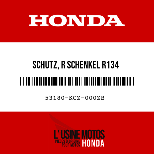 image de 53180-KCZ-000ZB SCHUTZ, R SCHENKEL R134 