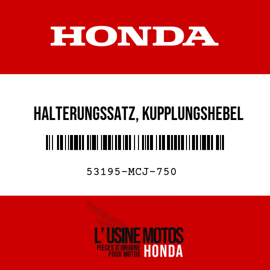 image de 53195-MCJ-750 HALTERUNGSSATZ, KUPPLUNGSHEBEL