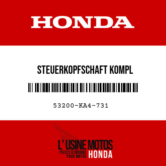 image de 53200-KA4-731 STEUERKOPFSCHAFT KOMPL