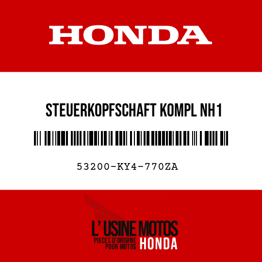 image de 53200-KY4-770ZA STEUERKOPFSCHAFT KOMPL NH1 