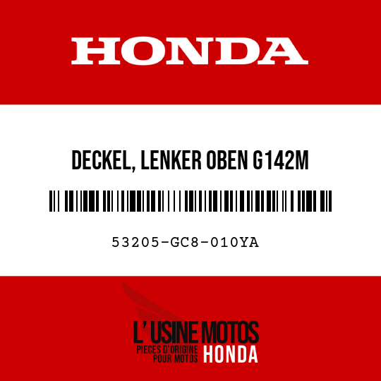 image de 53205-GC8-010YA DECKEL, LENKER OBEN G142M 