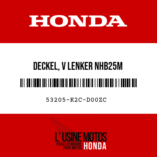 image de 53205-K2C-D00ZC DECKEL, V LENKER NHB25M