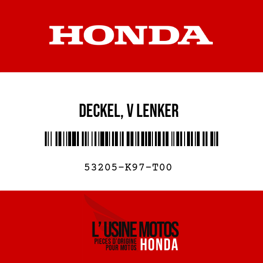 image de 53205-K97-T00 DECKEL, V LENKER