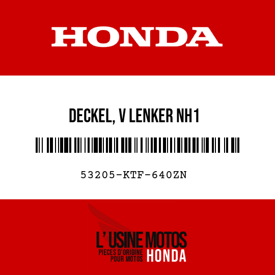 image de 53205-KTF-640ZN DECKEL, V LENKER NH1