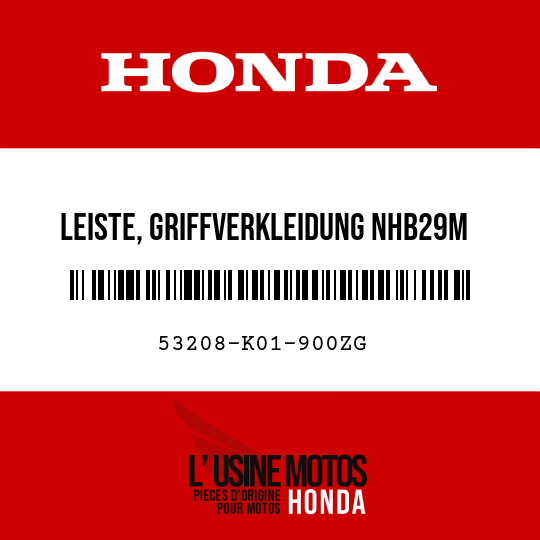 image de 53208-K01-900ZG LEISTE, GRIFFVERKLEIDUNG NHB29M