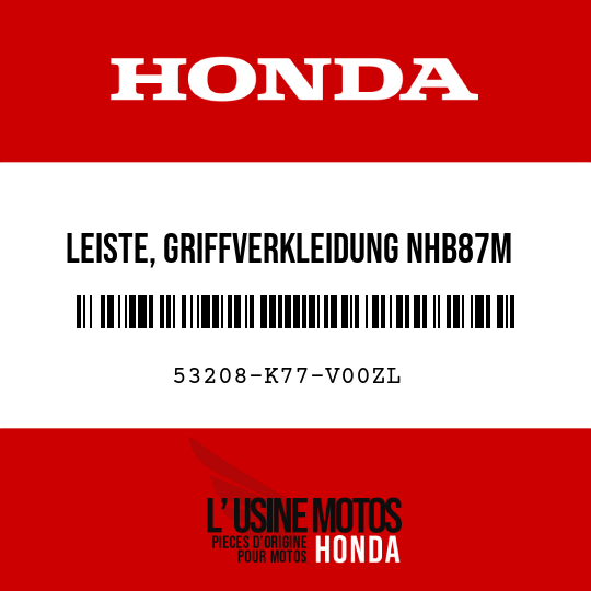 image de 53208-K77-V00ZL LEISTE, GRIFFVERKLEIDUNG NHB87M