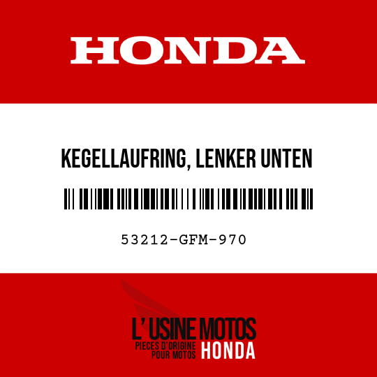 image de 53212-GFM-970 KEGELLAUFRING, LENKER UNTEN