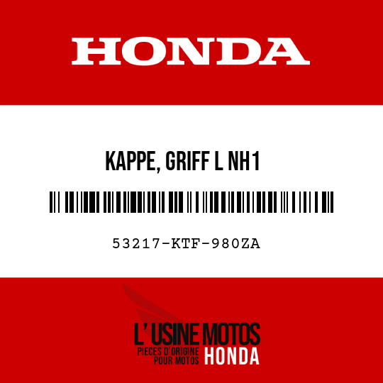 image de 53217-KTF-980ZA KAPPE, GRIFF L NH1 