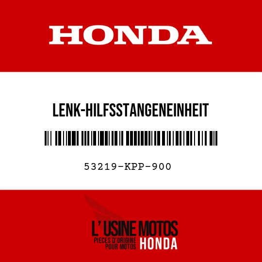 image de 53219-KPP-900 LENK-HILFSSTANGENEINHEIT