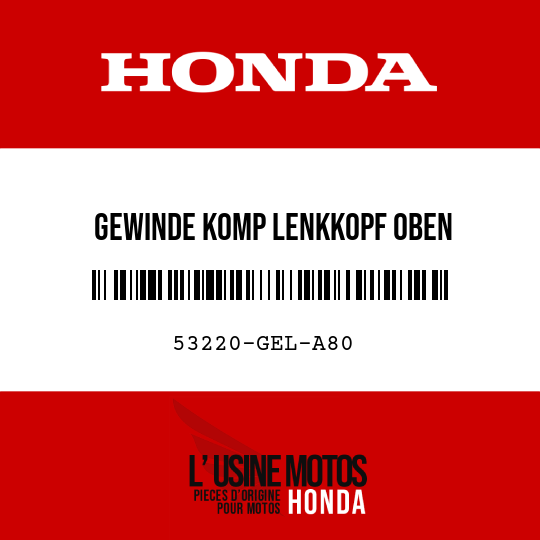 image de 53220-GEL-A80 GEWINDE KOMP LENKKOPF OBEN