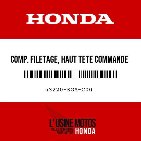 image de 53220-KGA-C00 COMP. FILETAGE, HAUT TETE COMMANDE