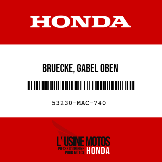 image de 53230-MAC-740 BRUECKE, GABEL OBEN