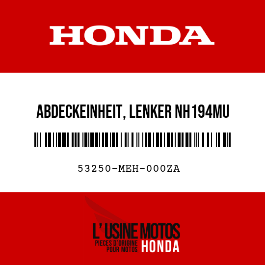 image de 53250-MEH-000ZA ABDECKEINHEIT, LENKER NH194MU