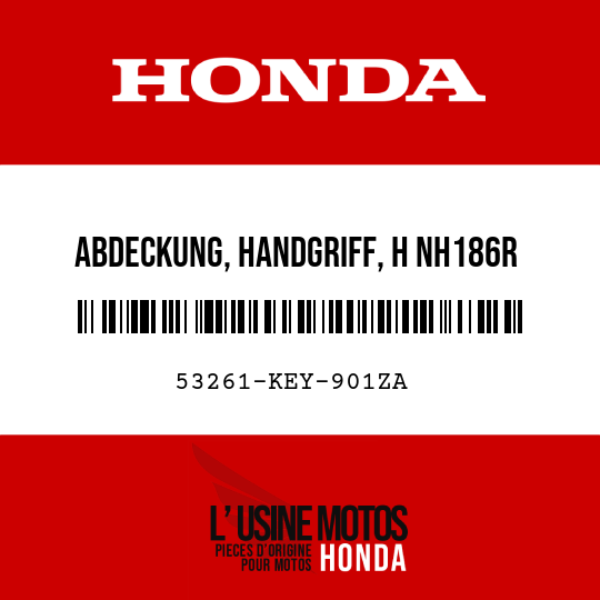 image de 53261-KEY-901ZA ABDECKUNG, HANDGRIFF, H NH186R 