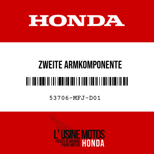 image de 53706-MFJ-D01 ZWEITE ARMKOMPONENTE