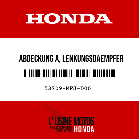 image de 53709-MFJ-D00 ABDECKUNG A, LENKUNGSDAEMPFER