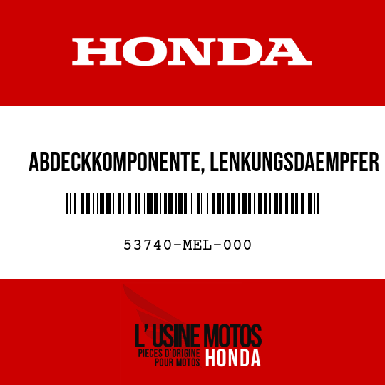 image de 53740-MEL-000 ABDECKKOMPONENTE, LENKUNGSDAEMPFER
