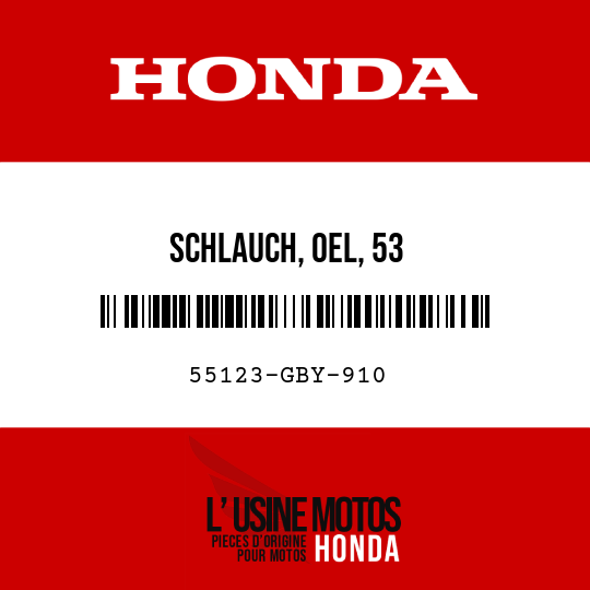 image de 55123-GBY-910 SCHLAUCH, OEL, 53