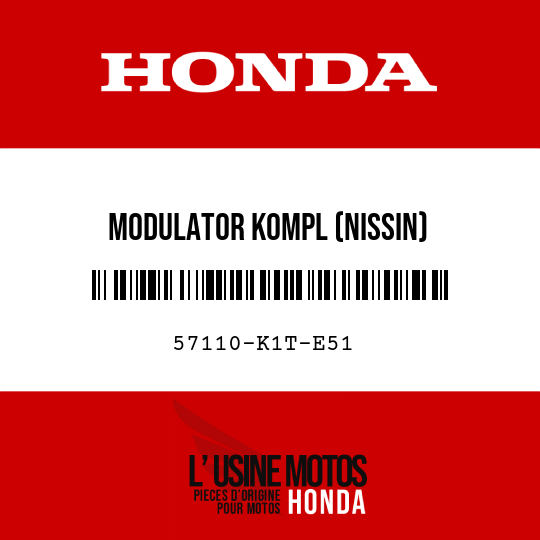 image de 57110-K1T-E51 MODULATOR KOMPL (NISSIN)
