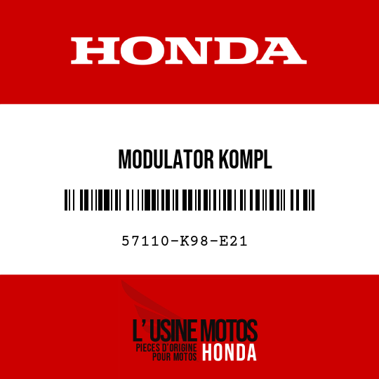 image de 57110-K98-E21 MODULATOR KOMPL