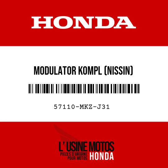 image de 57110-MKZ-J31 MODULATOR KOMPL (NISSIN)