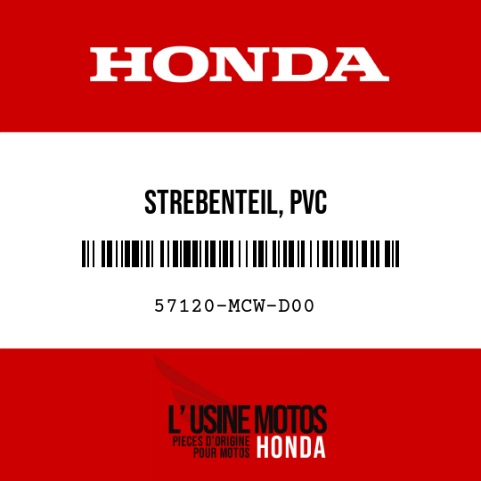 image de 57120-MCW-D00 STREBENTEIL, PVC
